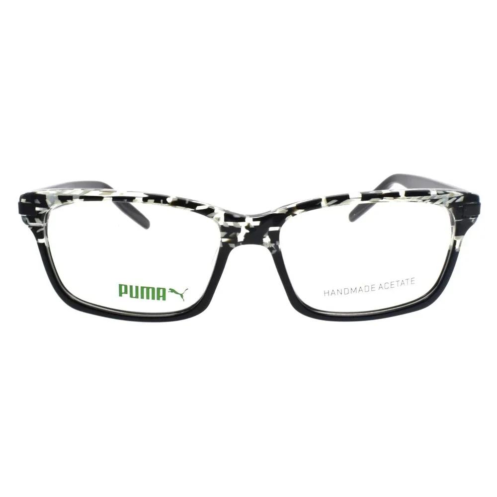 PUMA PU0263O 004 Eyeglasses Frames 53-16-140 Havana Black